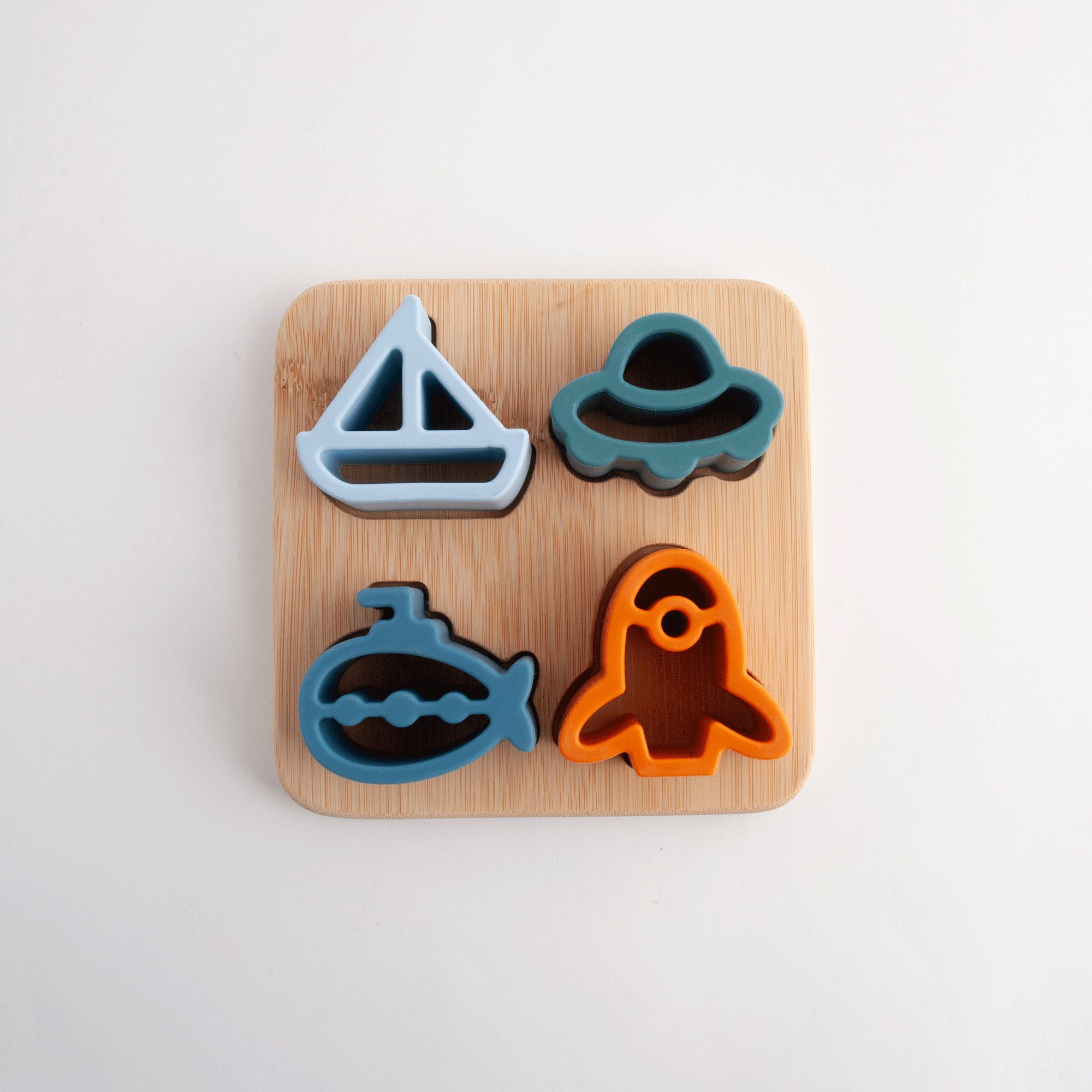 K Mini Baby Silicone Puzzle PB - VEHICLE